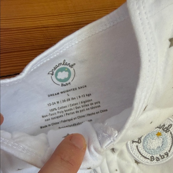 NWOT Starry White Kids Sleep Sack - Picture 2 of 2